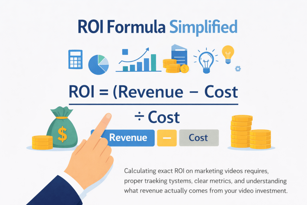 Integrated analytics tracking setup showing Google Analytics, pixels, and conversion tracking for video ROI measurement
