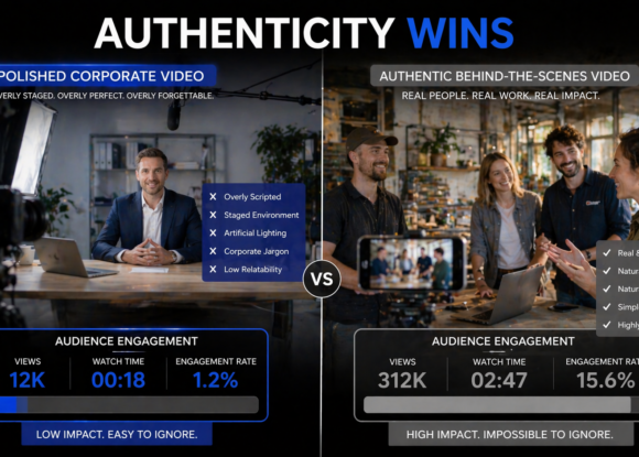 Behind-the-Scenes Authenticity: Messy Videos Now Outperform Polished Corporate Content