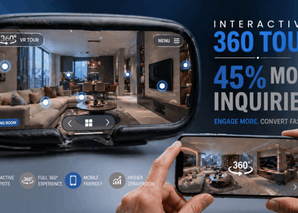 Interactive 360 Videos for Real Estate: Gamification That Increases Property Inquiries by 45%