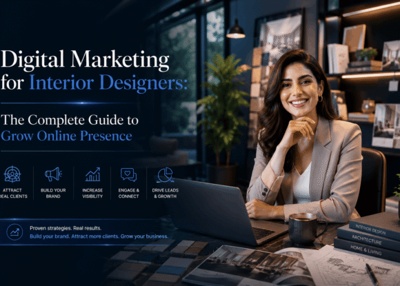 Digital Marketing for Interior Designers: The Complete Guide to grow online presence.
