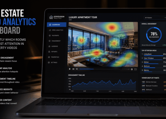 Real Estate Video Analytics: Which Property Features Drive Clicks, Shares and Leads?