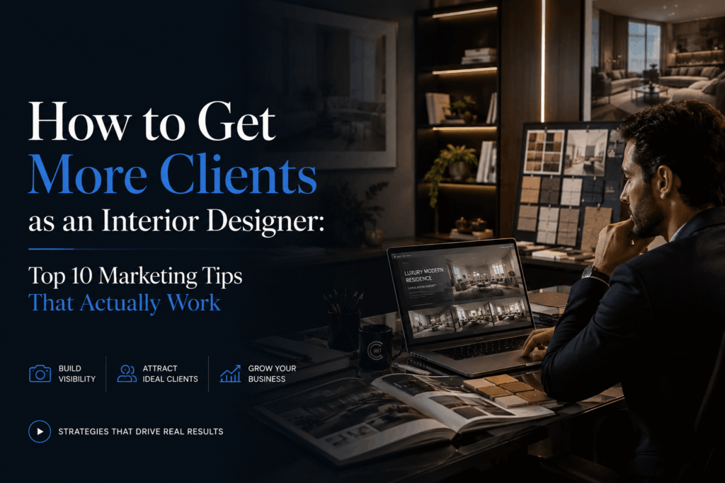 How to Get More Clients as an Interior Designer: Top 10 Marketing Tips That Actually Work