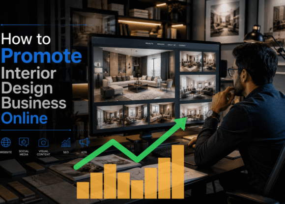 How to Promote Interior Design Business Online (And Actually Get Clients)