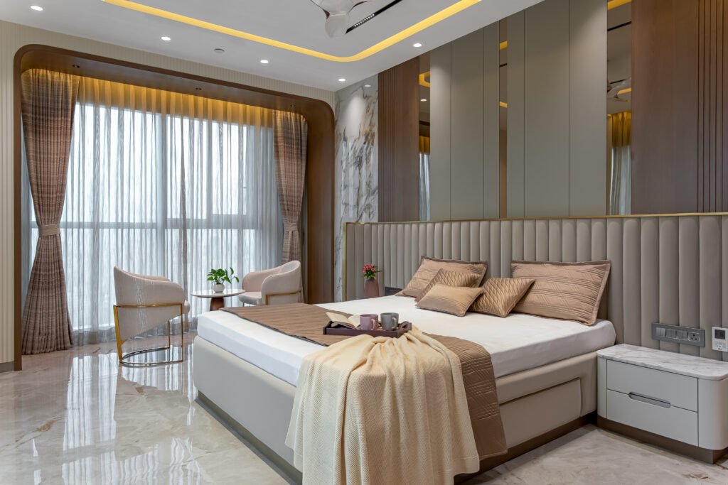 Professional interior photography of a living room captured by Cinematic360 - photography and videography services for interior designers in Mumbai