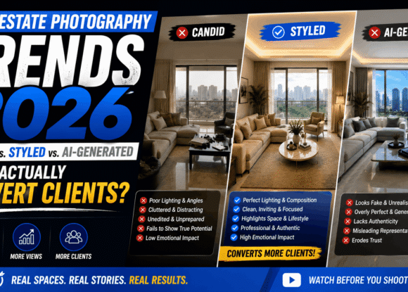Real Estate Photography Trends 2026: Candid vs. Styled vs. AI-Generated – What Actually Convert clients?