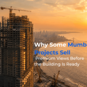 Luxury Mumbai Penthouse Interior with Mumbai see beach