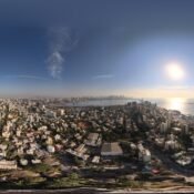 360 photogfraphy of the city